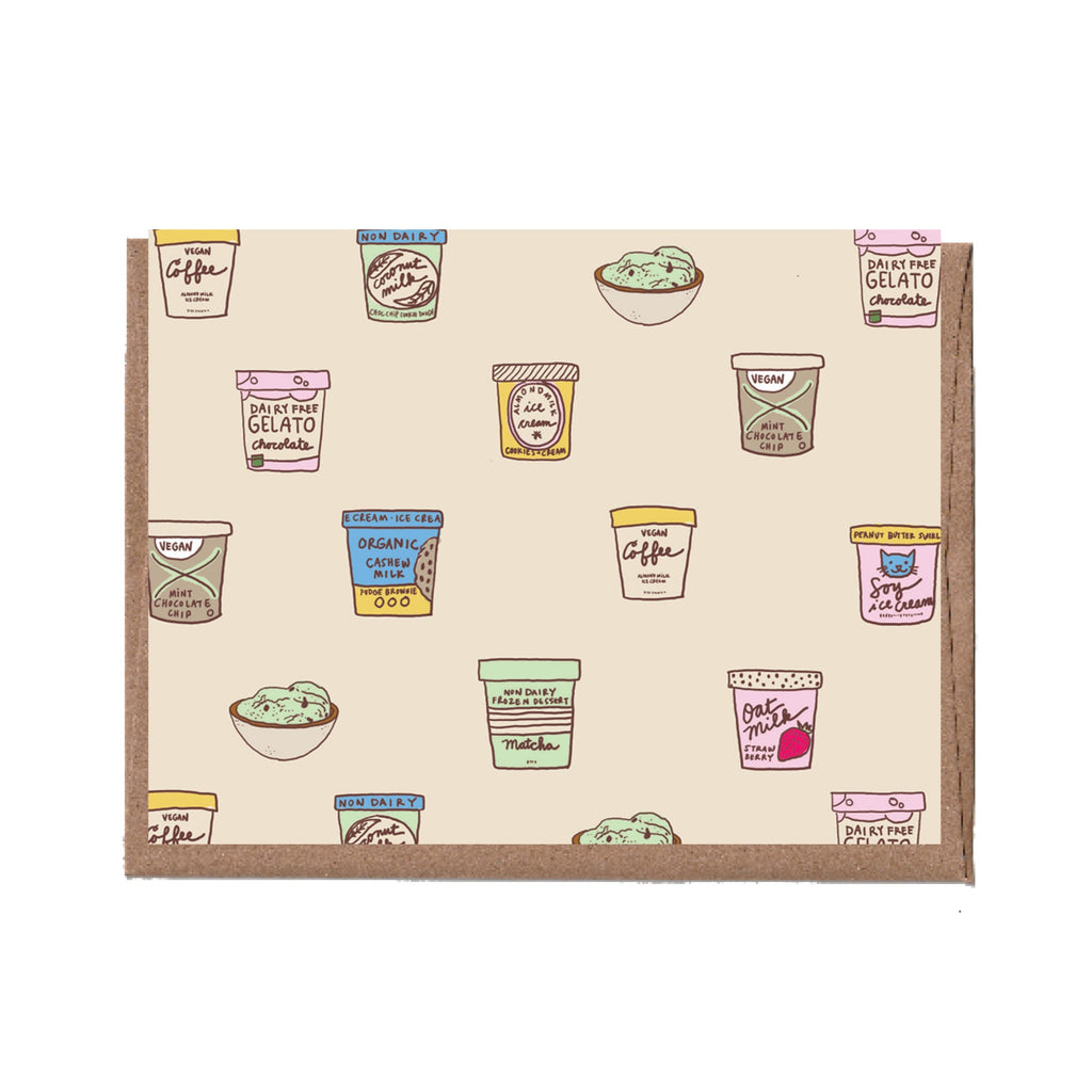 Vegan Ice Cream Card