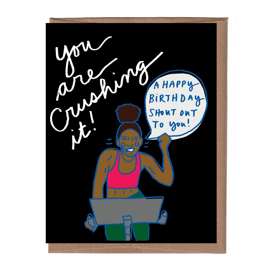 Shout Out Birthday Card