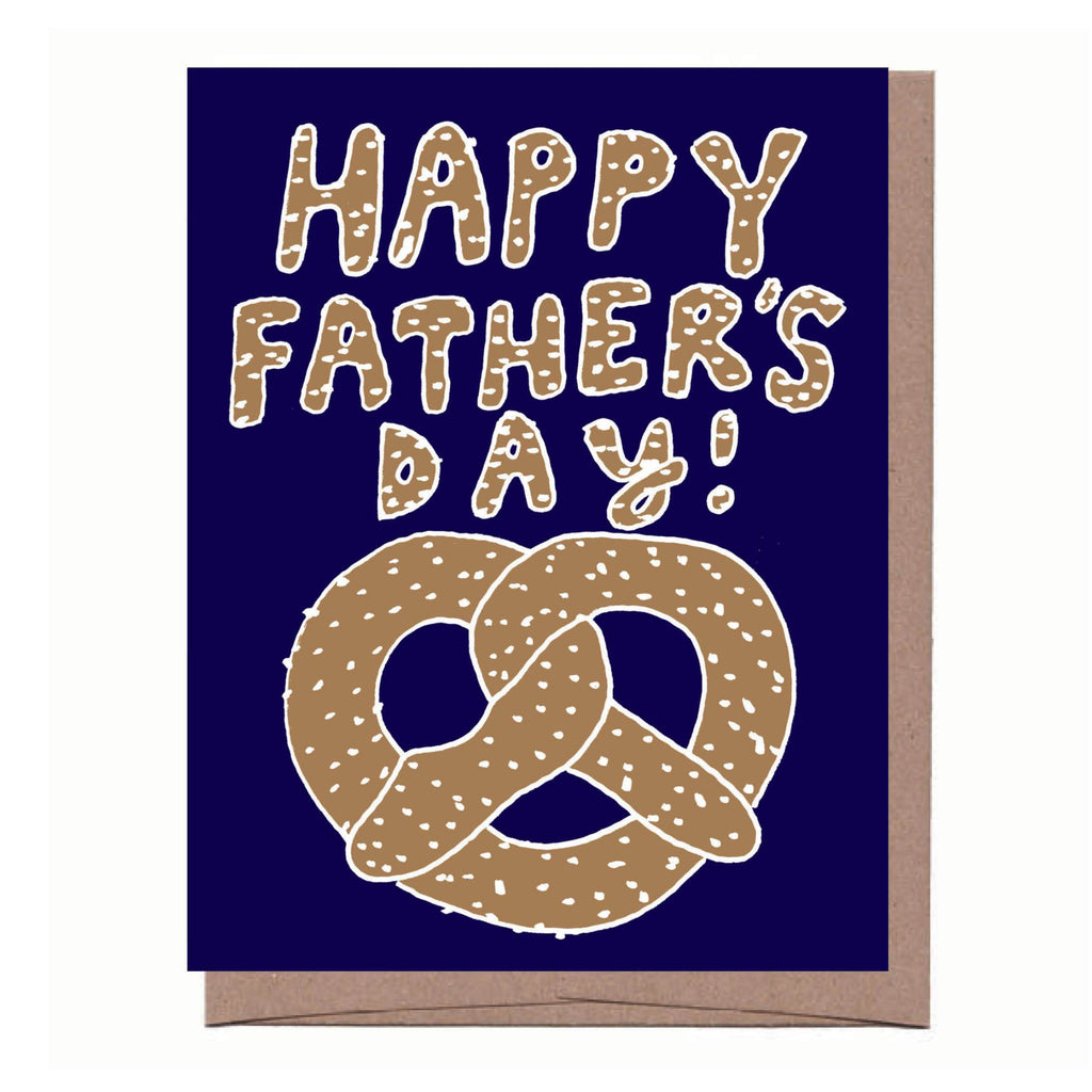 Pretzel Father's Day Card
