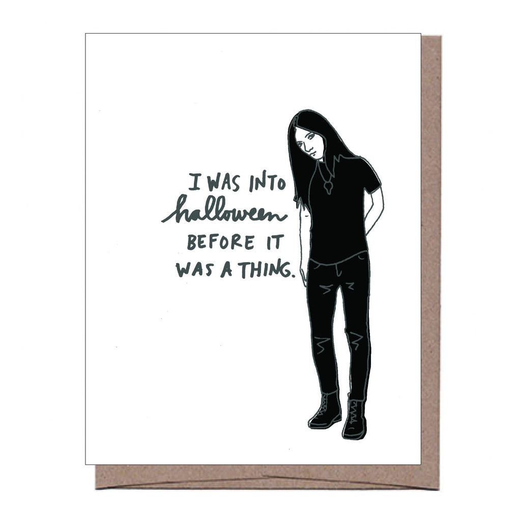 Goth Halloween Card