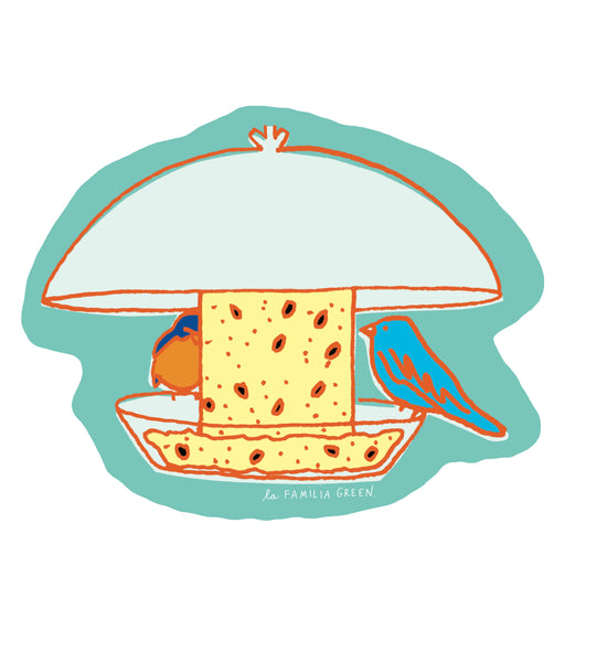 Bird Feeder Sticker