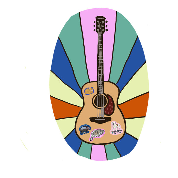 Guitar Sticker