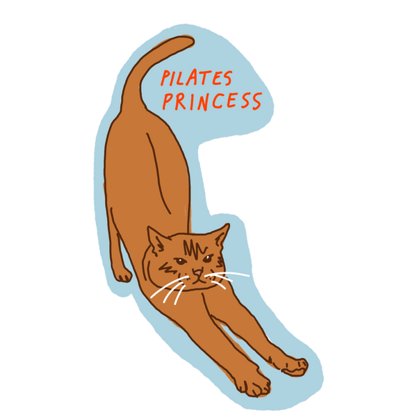 Pilates Princess Sticker