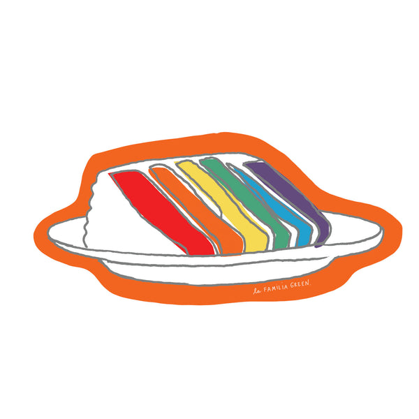 Rainbow Cake Sticker