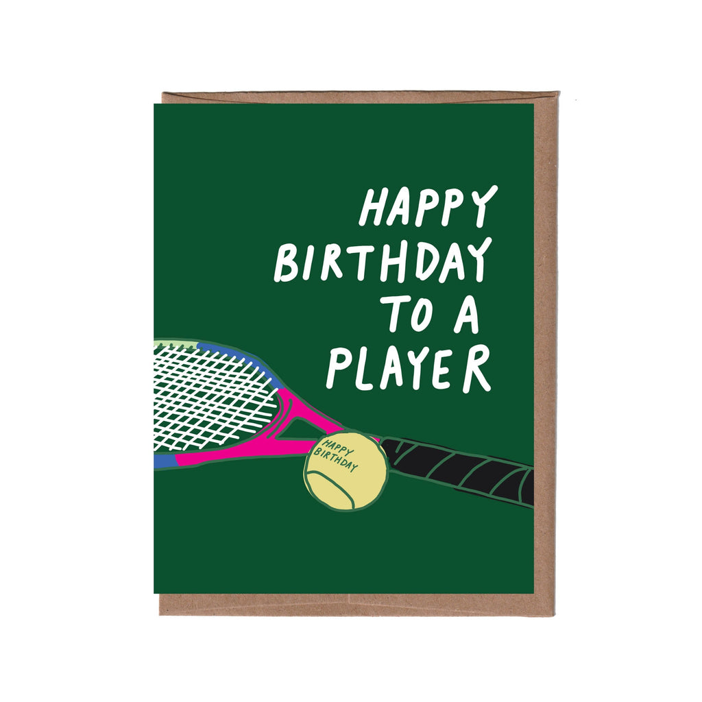 Tennis Birthday Card