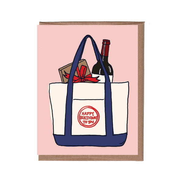 TJ Tote Birthday Card