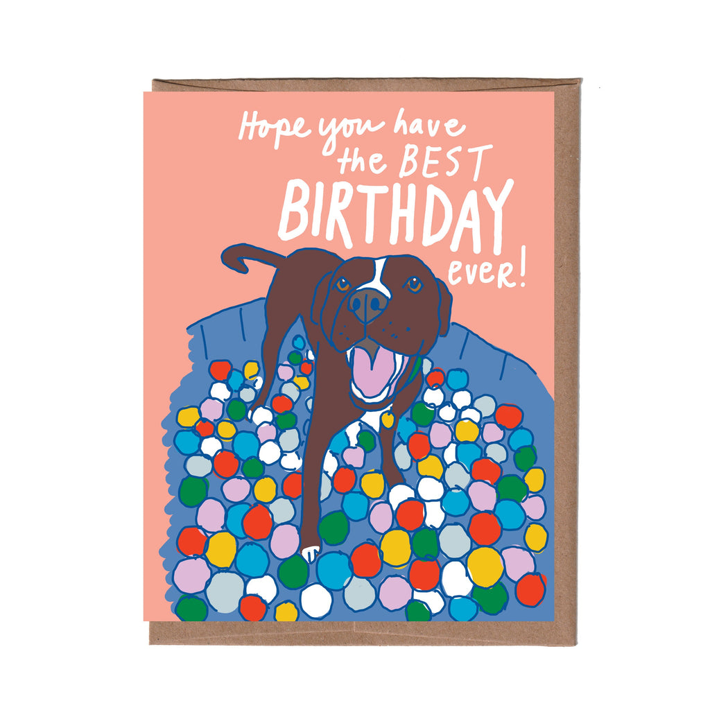 Ball Pit Birthday Card