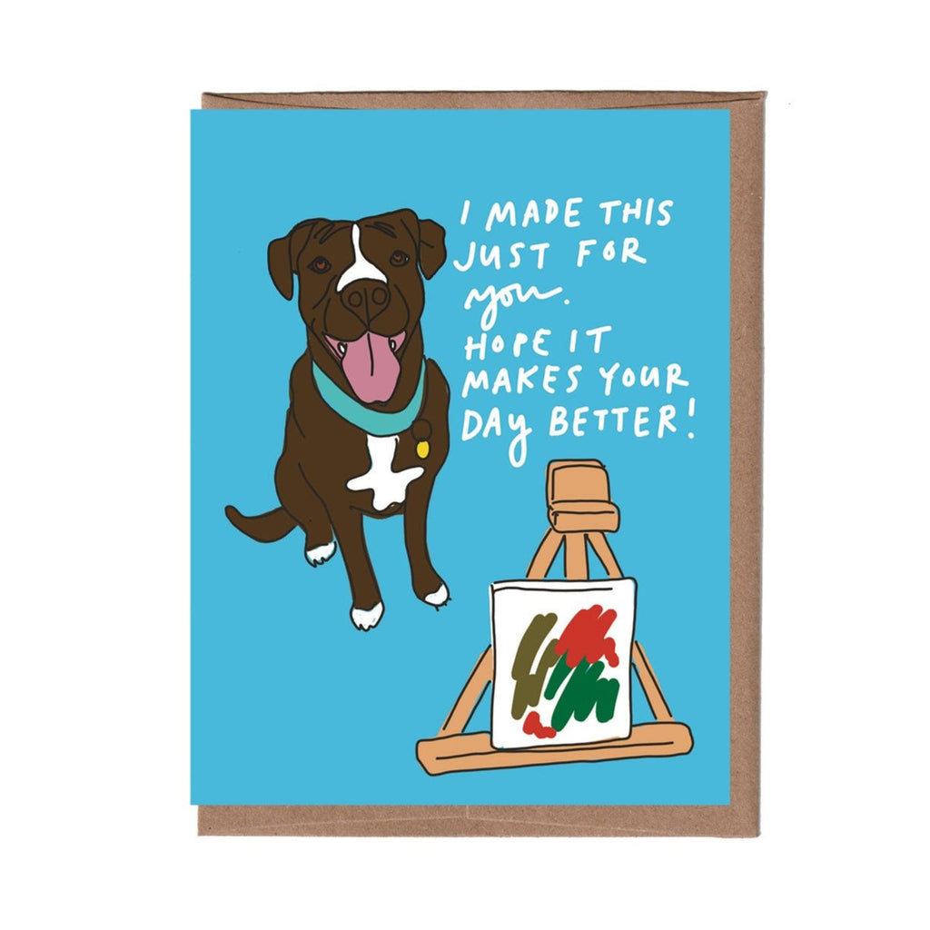 Dog Art Card