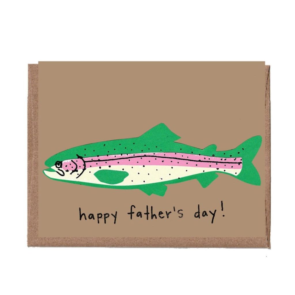 Trout Father's Day Card