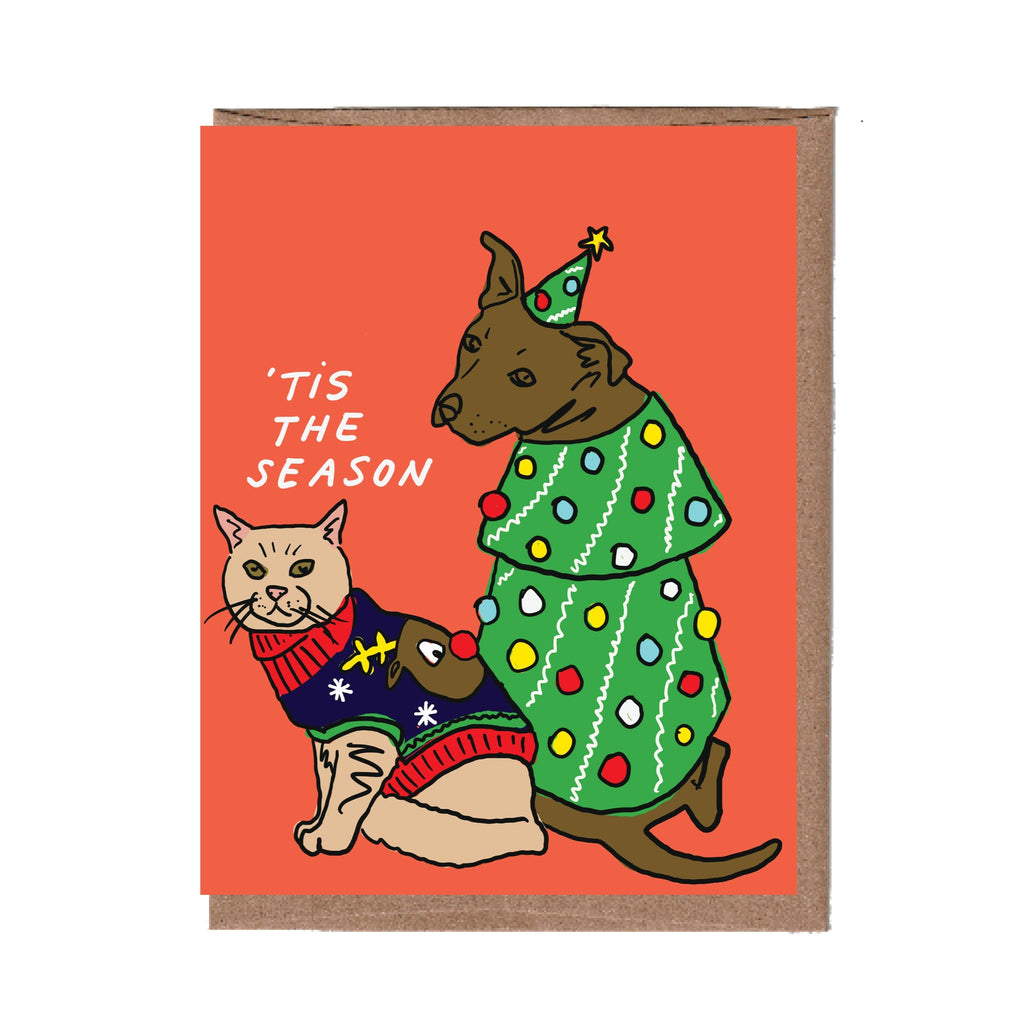 Pet Ugly Sweaters Holiday Card