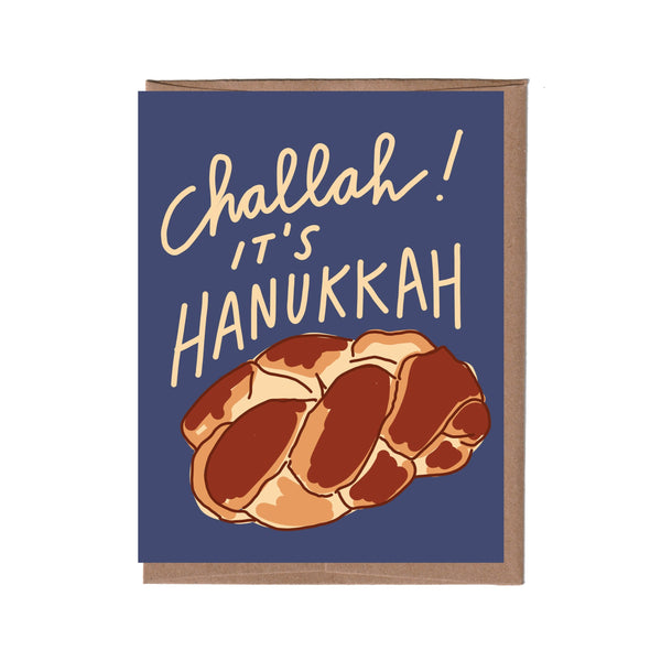 Scratch & Sniff Challah Hanukkah Card