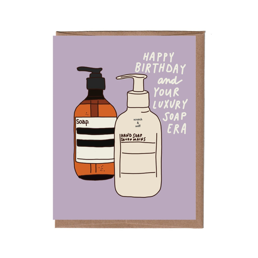 Scratch & Sniff Fancy Soap Birthday Card