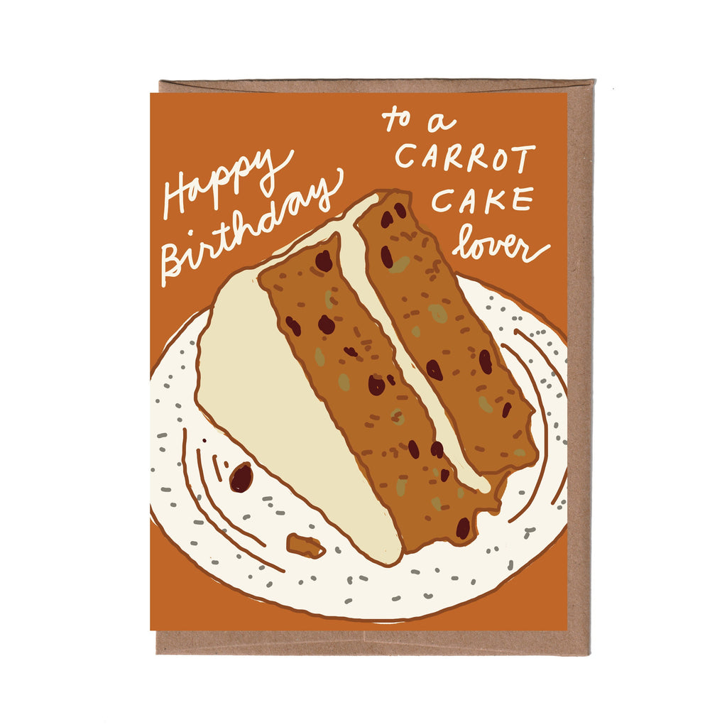 Scratch & Sniff Carrot Cake Birthday Card
