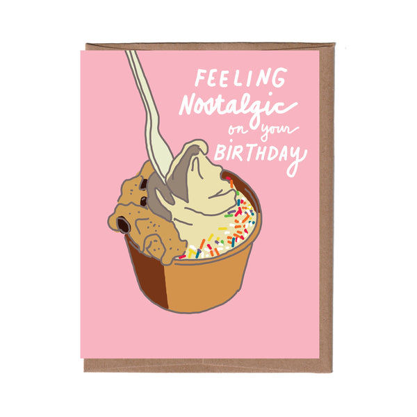 Scratch & Sniff Frozen Yogurt Birthday Card