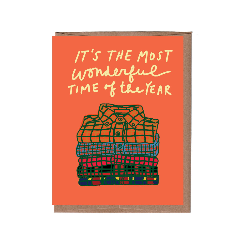 Fall Plaid Thanksgiving Card