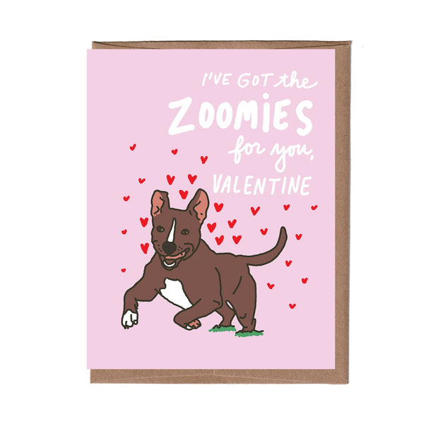 Zoomies Valentine Card