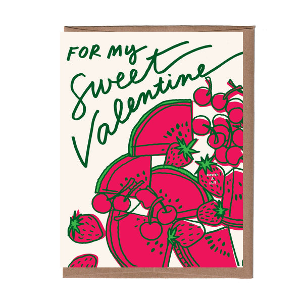 Sweetest Scratch & Sniff Valentine Card