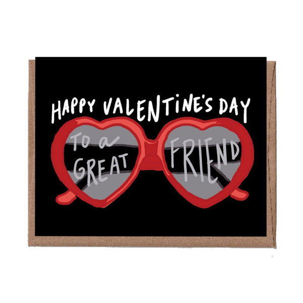 Friend Sunglasses Valentine Card
