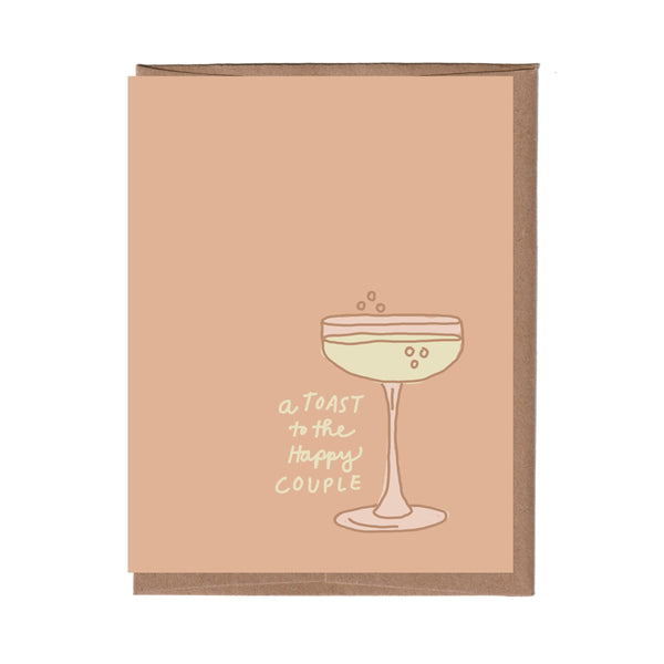Scratch & Sniff Champagne Wedding Card