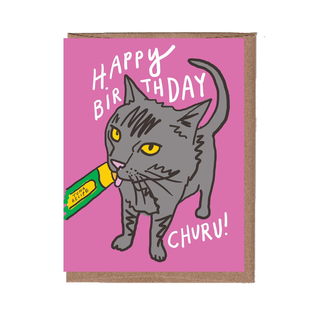 Churu Birthday Card