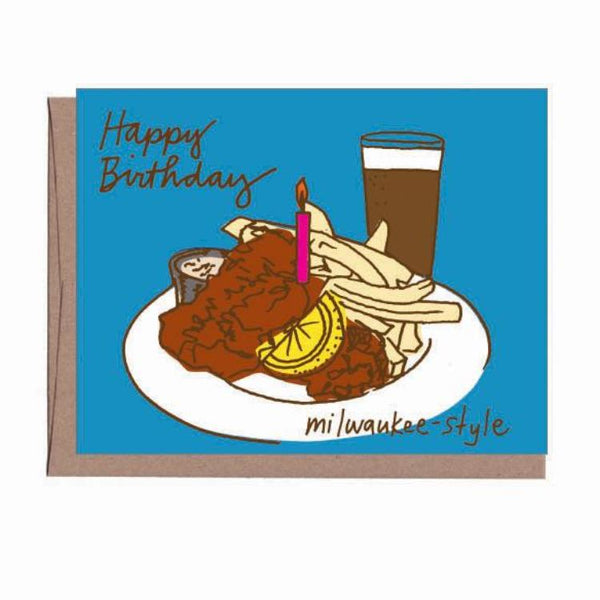 Milwaukee Fish Fry Birthday Card