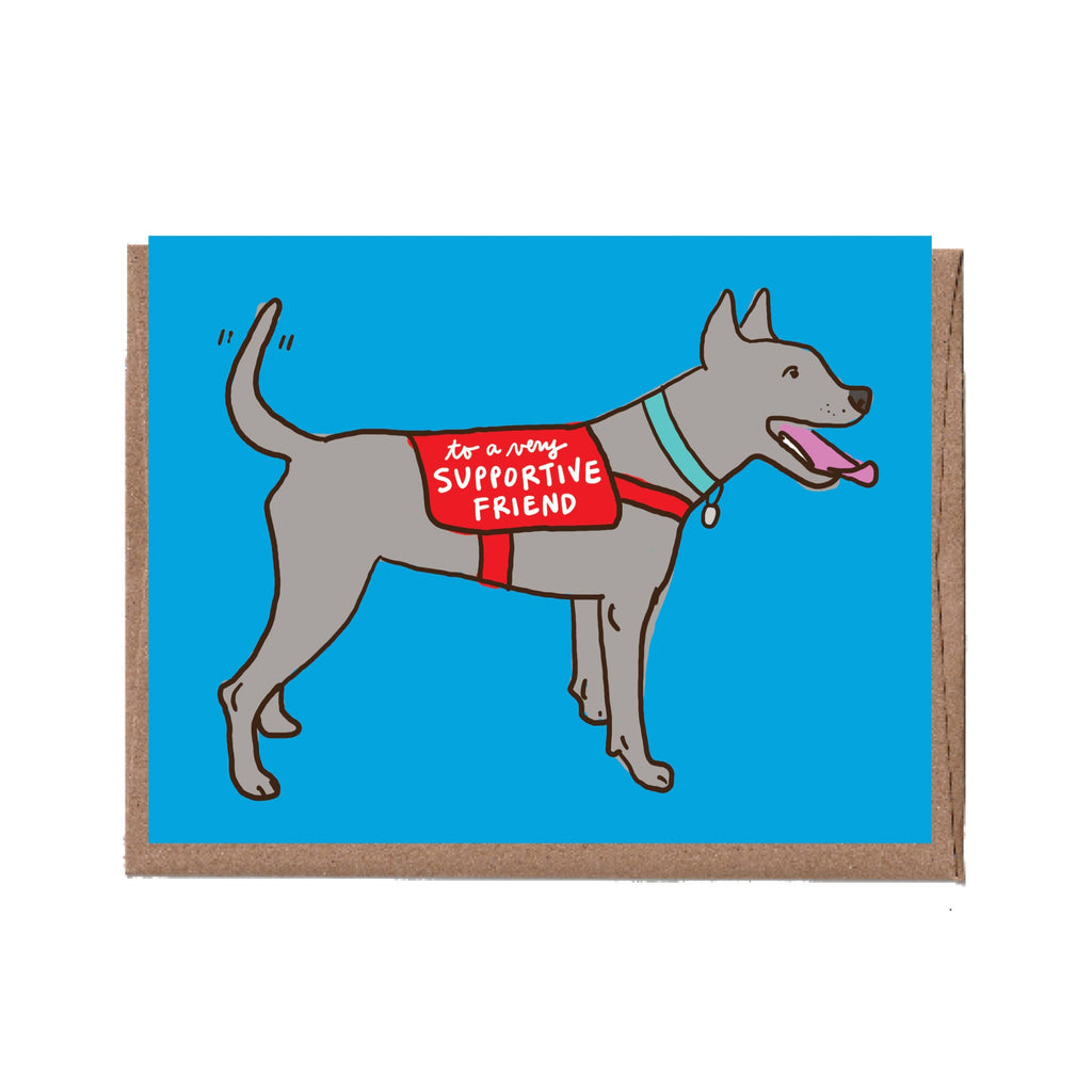 Support Dog Friendship Card