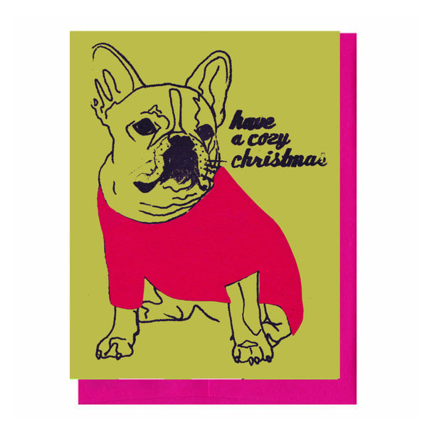 Dog Sweater Holiday Card
