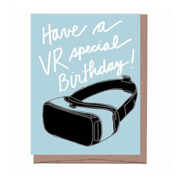 VR Special Birthday Card