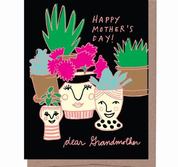 Grandma Vase Mother's Day Card
