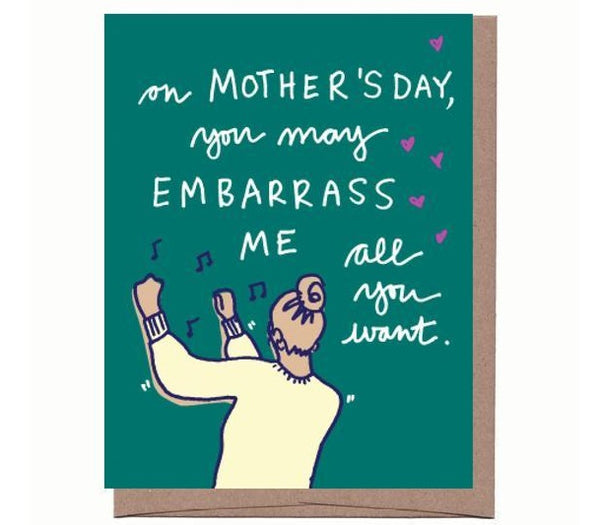 Dancing Mom Mother's Day Card