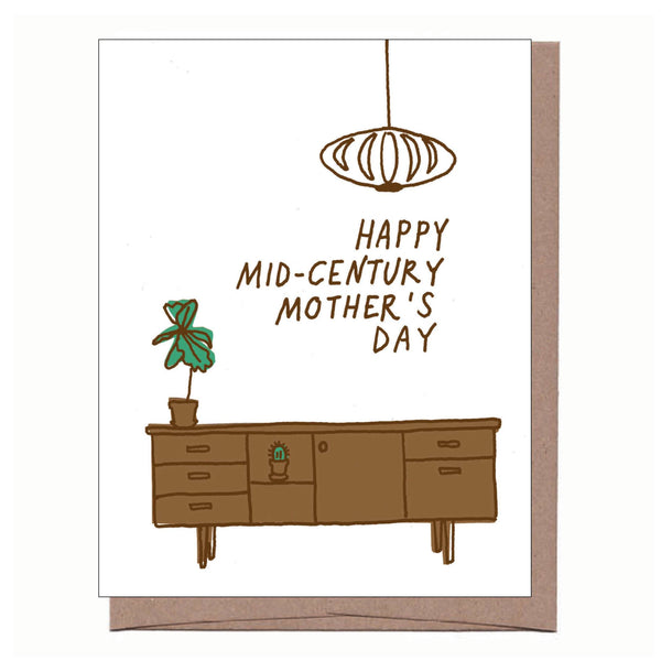 Mid-Century Mom Mother's Day Card