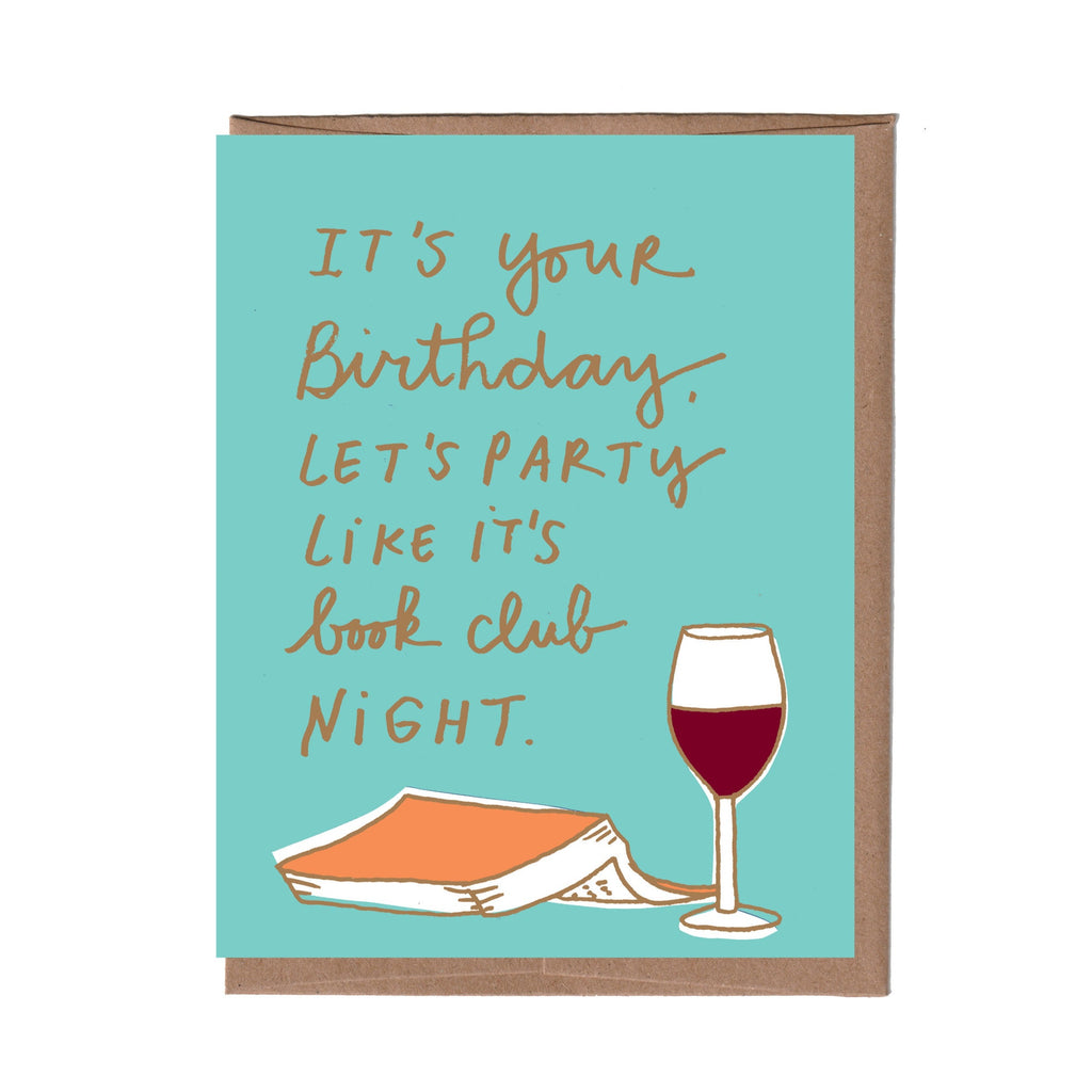 Scratch & Sniff Book Club Birthday Card
