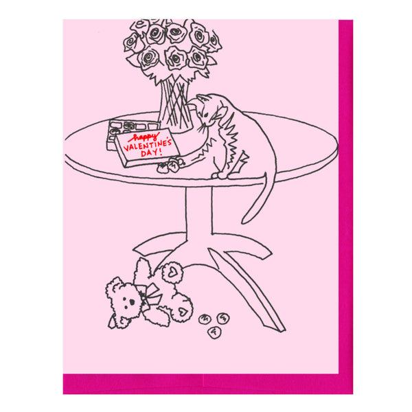 Rude Cat Valentine's Card