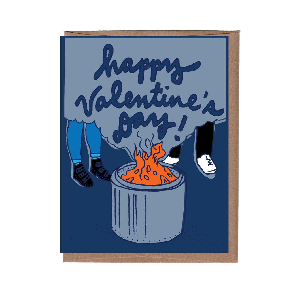 Fire Pit Valentine Card
